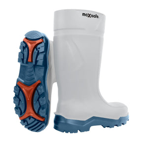 Maxisafe XtremeGrip White Polyurethane Gumboots