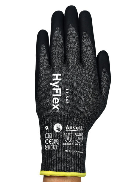 Ansell HyFlex® 11-543 glove, front view