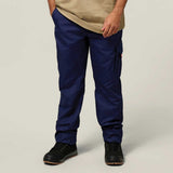 Hard Yakka Koolgear Core Vented Cotton Work Cargo Pant Y02300 in Navy