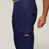 Hard Yakka Koolgear Core Vented Cotton Work Cargo Pant Y02300 in Navy