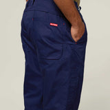 Hard Yakka Koolgear Core Vented Cotton Work Cargo Pant Y02300 in Navy