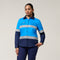 Hard Yakka Women's Koolgear Core Long Sleeve Lightweight Spliced Taped Vented Drill Shirt Y08806 in Blue/Navy