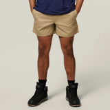 Relaxed Fit Cotton Drill Short With Side Tabs
