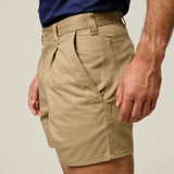 Relaxed Fit Cotton Drill Short With Belt Loops
