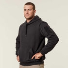 Hard Yakka Workwear Fleece Hoodie Y19326 model wearing